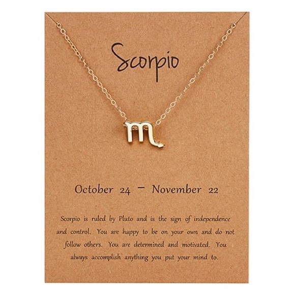 Jewelry - Scorpio Zodiac Sign Necklace